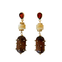 Load image into Gallery viewer, Fall Wooden Drop Earrings
