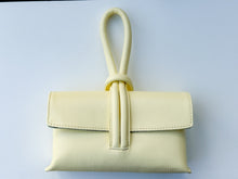 Cargar imagen en el visor de la galería, Wristlet Leather Handbag | Butter Yellow
