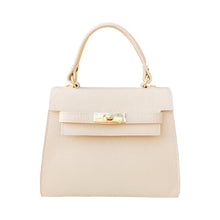 Load image into Gallery viewer, Giuliana Leather Handbag | Champagne
