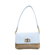 Load image into Gallery viewer, Isabella Petite  Raffia Handbag | White

