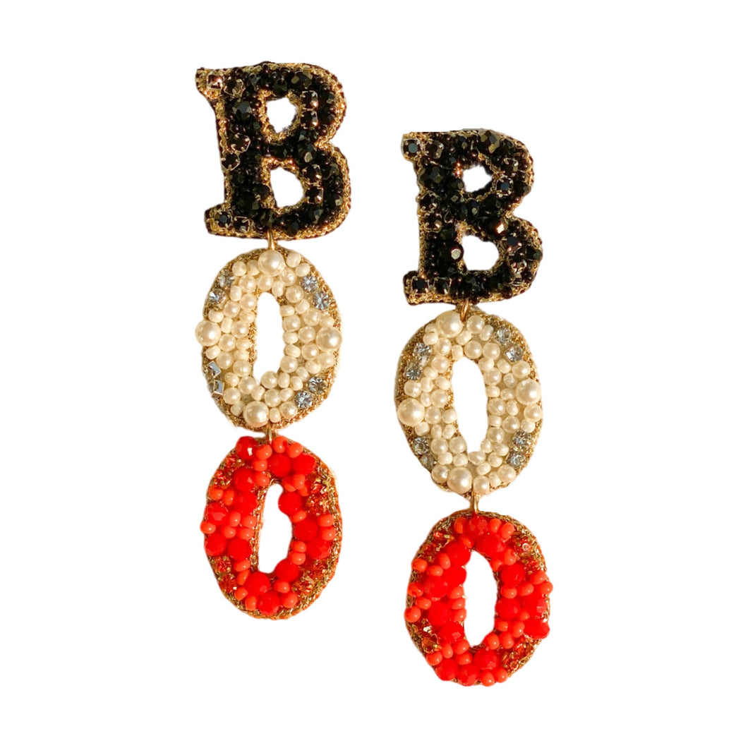 Boo Halloween Earrings