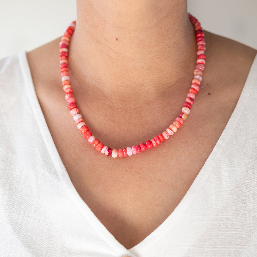 Candy Opal Necklace | Coral Sugar