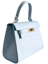 Load image into Gallery viewer, Giuliana Leather Handbag | Ice Blue
