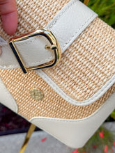 Load image into Gallery viewer, Josephine Raffia Shoulder Handbag | Ivory
