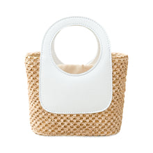 Load image into Gallery viewer, Almafi Raffia Handbag | White
