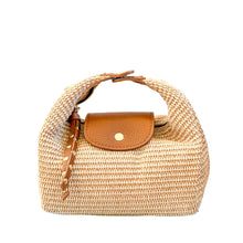Cargar imagen en el visor de la galería, Sicily Raffia Handbag | Cognac
