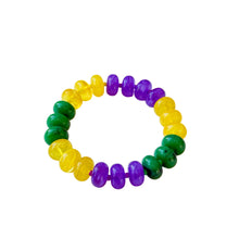 Cargar imagen en el visor de la galería, Mardi Gras Beaded Stretchy Bracelets
