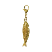Load image into Gallery viewer, Fish Gold Charm Pendant | Medium 1 Inch
