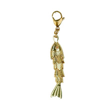 Load image into Gallery viewer, Dancing Gold Fish Charm Pendant

