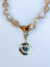 Load image into Gallery viewer, Love Heart Round Coin Charm Pendant
