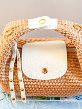 Cargar imagen en el visor de la galería, Sicily Raffia Handbag | White
