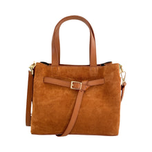 Load image into Gallery viewer, Suede Carlota Handbag | Brown
