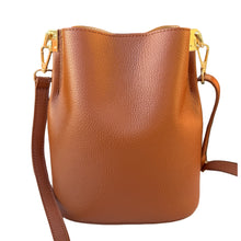 Load image into Gallery viewer, Chiara Bucket Leather Handbag | Camel

