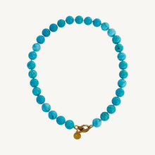 Load image into Gallery viewer, Turquoise Gemstone Knotted Necklace
