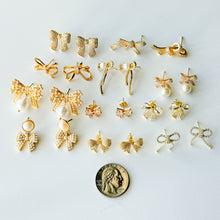 Load image into Gallery viewer, Carmella Gold Metal Bow Stud Earrings
