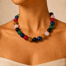 Load image into Gallery viewer, Bubble Gum Beaded Chunky Necklace | Fall II Multicolored
