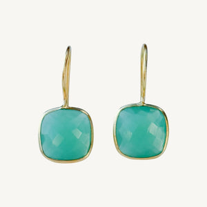 Emilia Earrings | Green Amethyst