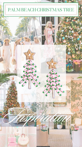 Christmas Raffia Christmas Tree | Pink Palm Beach