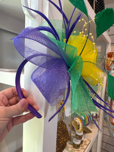 Mardi Gras Fascinator