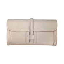 Load image into Gallery viewer, Romina Leather Envelope Clutch Handbag | Ivory
