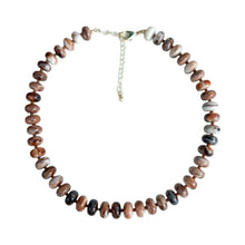 Cargar imagen en el visor de la galería, Rondelle Beaded Acrylic Necklace | Browns and Greys
