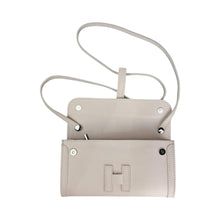Load image into Gallery viewer, Romina Leather Envelope Clutch Handbag | Carolina Blue

