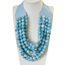 Cargar imagen en el visor de la galería, Shannan Beaded Layered Necklace | Sky Blue
