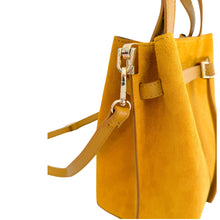 Load image into Gallery viewer, Suede Carlota Handbag | Amber
