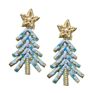 Christmas Raffia Christmas Tree | Blue