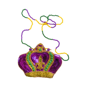 Mardi Gras Crown Small Purse