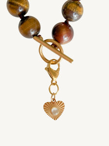Cat Eye Heart Pendant