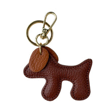 Cargar imagen en el visor de la galería, Pupi Mini Leather Dog Bag Charm &amp; Keychain
