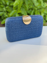 Load image into Gallery viewer, French Riviera Seashell Clutch Handbag | Navy Blue
