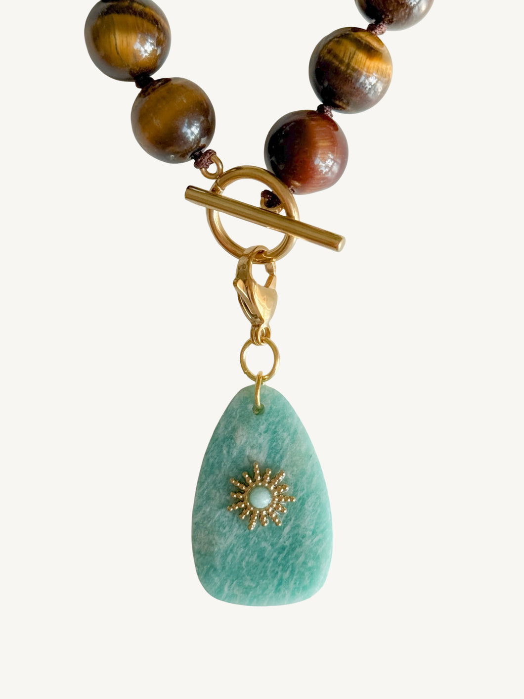 Amazonite Pendant | Starburst