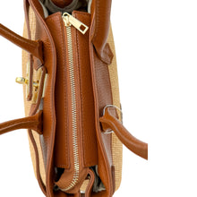 Cargar imagen en el visor de la galería, Aurora Raffia Handbag | Brown
