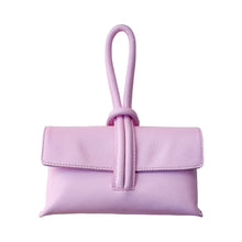 Cargar imagen en el visor de la galería, Wristlet Leather Handbag | Pink Bubblegum

