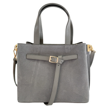 Load image into Gallery viewer, Suede Carlota Handbag | Grey
