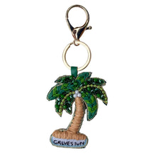 Load image into Gallery viewer, Green Palm Tree Bag Charm | Galveston
