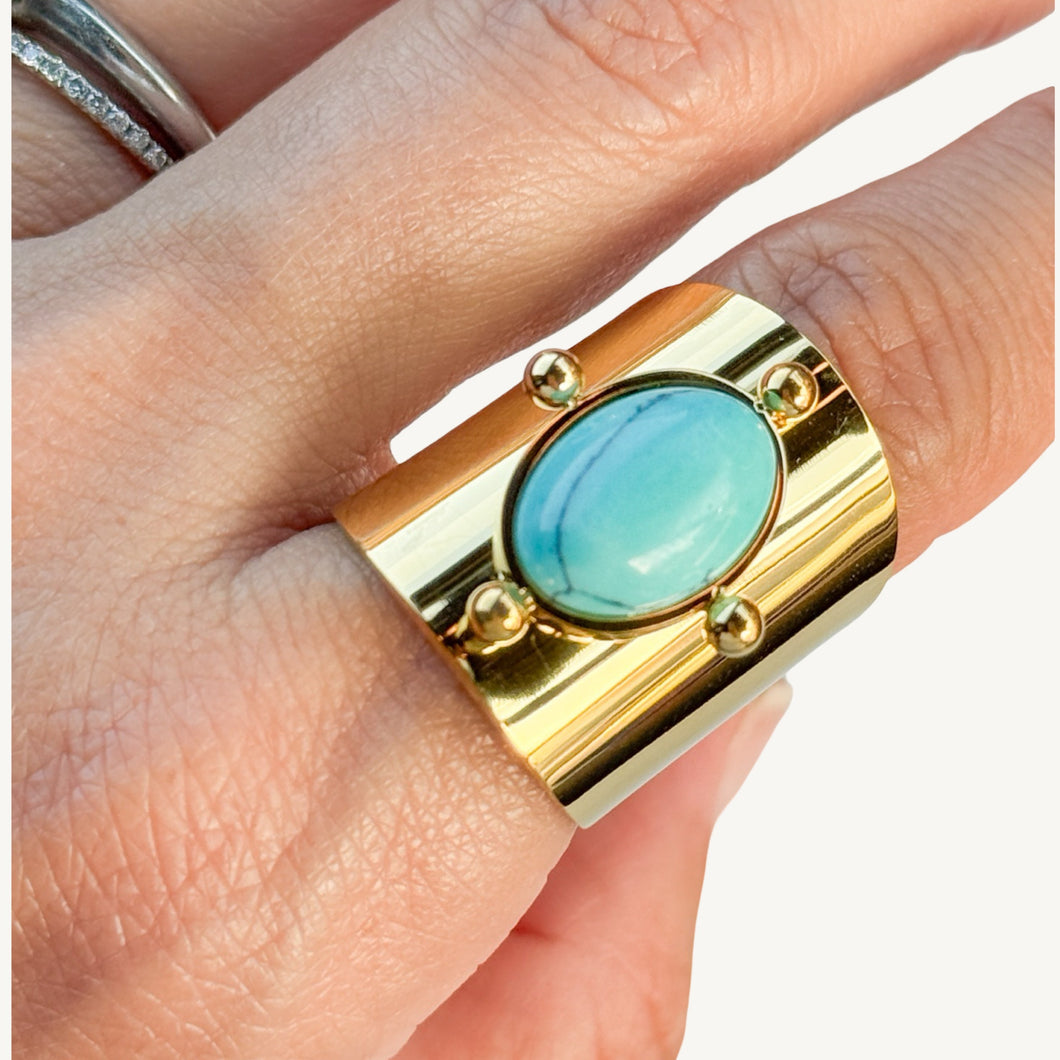 Turquoise Oval Ring