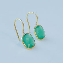 Load image into Gallery viewer, Emilia Earrings | Green Onyx
