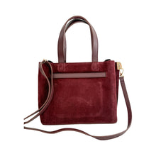 Load image into Gallery viewer, Suede Carlota Handbag | Burgundy
