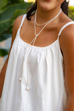 Load image into Gallery viewer, Isabella Semi-Precious Stone &amp; Baroque Pearl Wrap Necklace | Fresh Water Pearls
