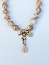 Load image into Gallery viewer, Rose Quartz Drop Charm Pendant
