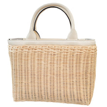 Load image into Gallery viewer, Charleston Rattan Handbag | Cream
