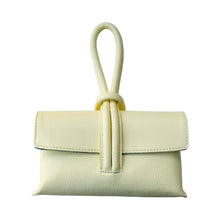 Cargar imagen en el visor de la galería, Wristlet Leather Handbag | Butter Yellow
