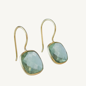 Emilia Earrings | Green Amethyst