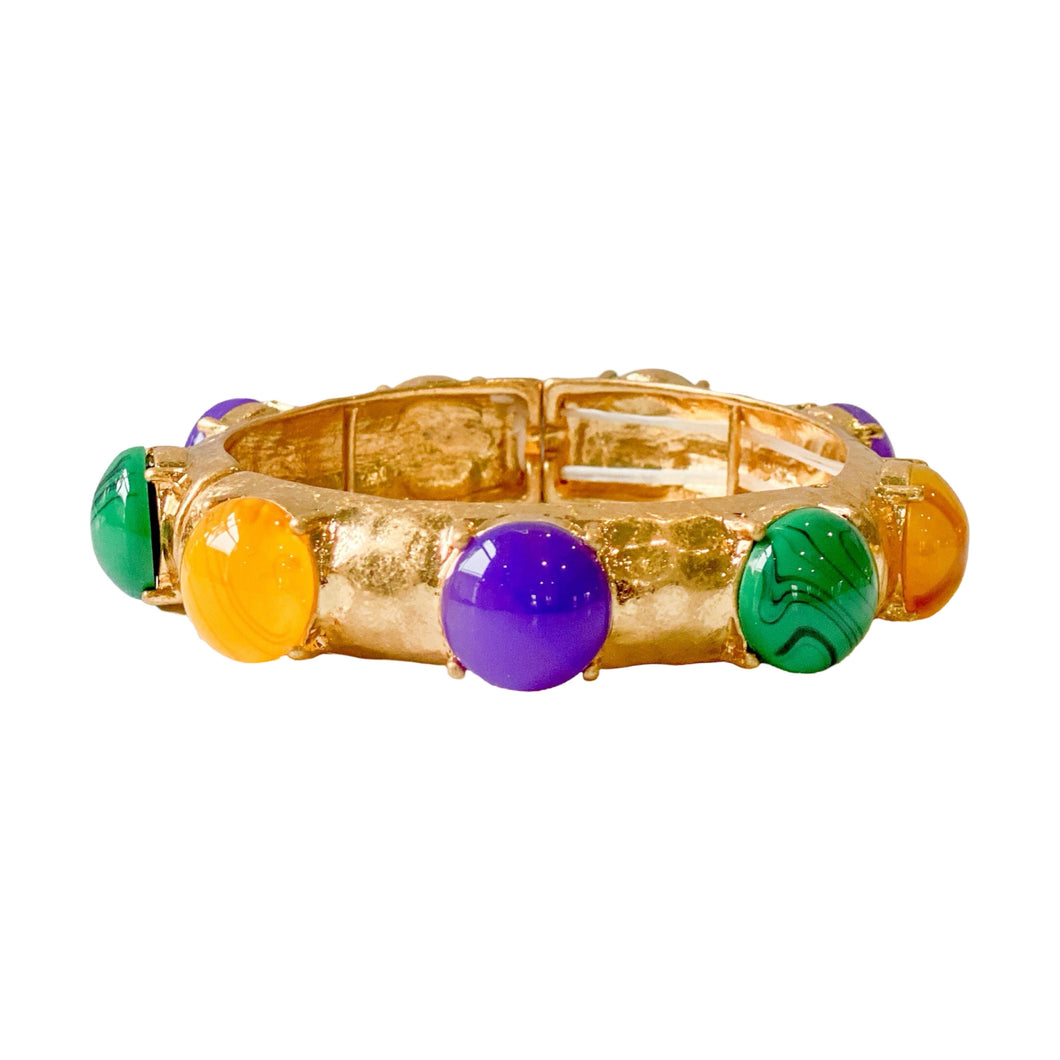 Mardi Gras Stones Bracelet