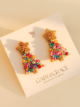 Load image into Gallery viewer, Twinkle Christmas Tree Earrings | Merry Mix
