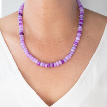 Load image into Gallery viewer, Candy Opal Necklace | Lavender Mousse
