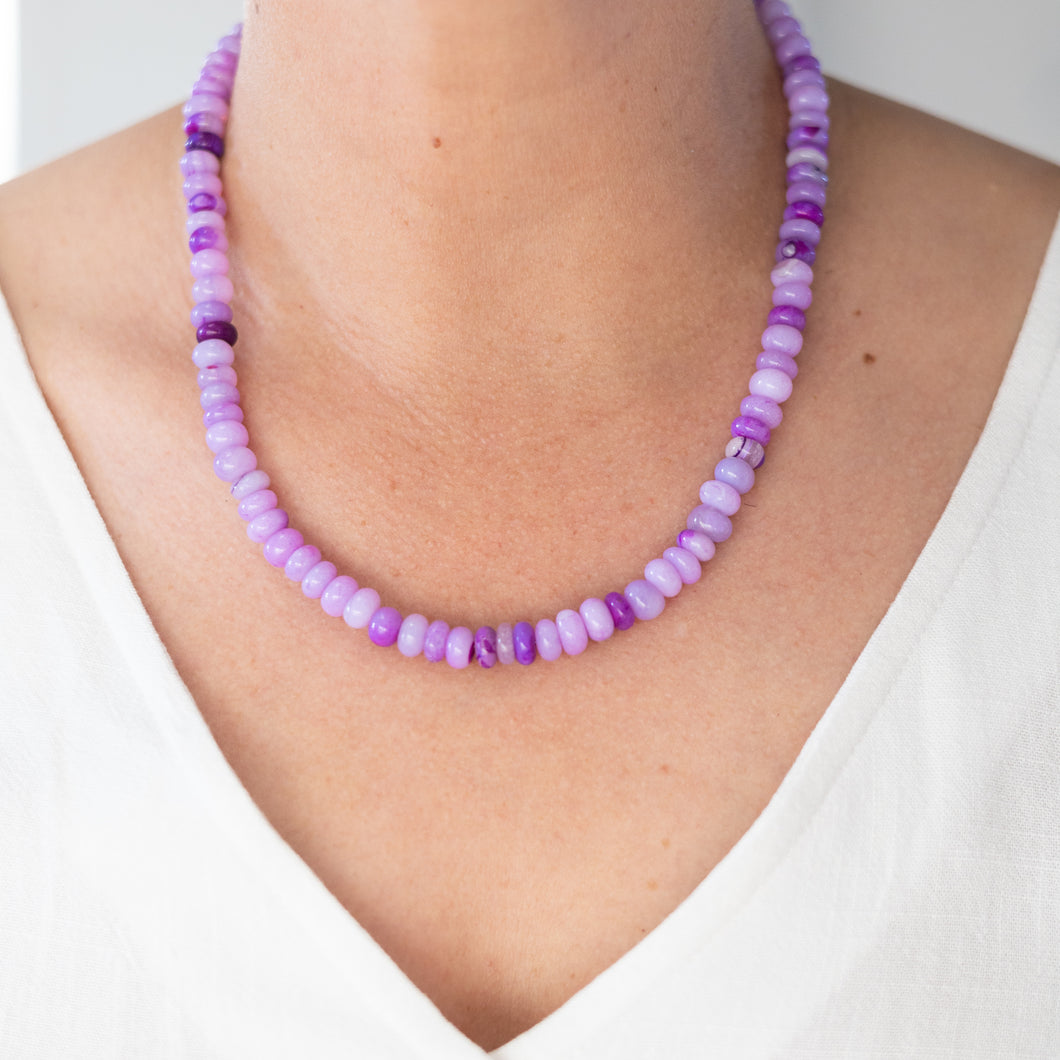 Candy Opal Necklace | Lavender Mousse